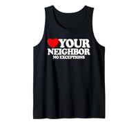 Ama a tu prójimo Sin excepciones Fe Cristiana Jesús Camiseta sin Mangas