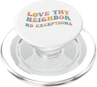 Ama a Tus vecinos Sin excepciones Escritura Versículo bíblico Jesús PopSockets PopGrip para MagSafe
