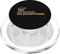 Ama a Tus vecinos Sin excepciones Jesús Versículo de la Biblia Dios Fe PopSockets PopGrip para MagSafe