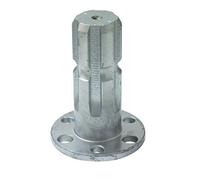 AMA Árbol Acanalado Toma de Fuerza 1 "3/8 z6- L 90 con Bride