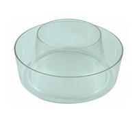 Ama Bandeja transparente de repuesto para prefiltros de aire, compatible con Massey Ferguson y Donaldson, diámetro exterior 180 mm, diámetro interior 90 mm, altura 105 mm