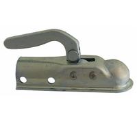 AMA Cabezal de enganche para remolque: gancho de remolque agrícola, capacidad de carga 1700 kg, casquillo diámetro 50 mm, homologado