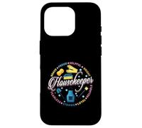 Ama de llaves Limpieza Valiente Orgulloso Sin miedo Fiable Leal Carcasa para iPhone 16 Pro
