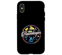 Ama de llaves Limpieza Valiente Orgulloso Sin miedo Fiable Leal Carcasa para iPhone X/XS