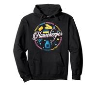 Ama de llaves Limpieza Valiente Orgulloso Sin miedo Fiable Leal Sudadera con Capucha