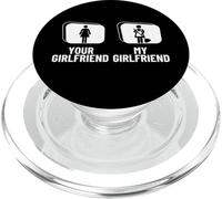 Ama de llaves Tu novia Mi novia Gracioso Limpieza de casa PopSockets PopGrip para MagSafe