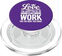 Ama el Cuerpo Que estás en Fitness Motivación PopSockets PopGrip para MagSafe