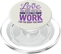 Ama el Cuerpo Que estás en Fitness Motivación PopSockets PopGrip para MagSafe