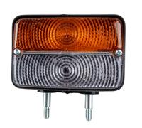 Ama Imel Faro combinado para tractor: Faro delantero y trasero derecho e izquierdo, Dimensiones de 120x135x80mm, Equipado con 3 funciones de luz, Distancia entre ejes de 53mm, Made in Italy