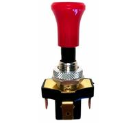 Ama Interruptor Tiroto Con Retorno Y Pomolo Rojo Luminoso 12V Sin Lámpara 55334