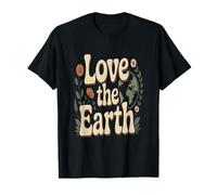 Ama la Tierra Ama Nuestro Planeta Verde - Declaración Eco Warrior Camiseta