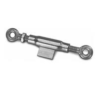 Ama Manguito de cadena estabilizadora M16x2 con tirantes de cabeza redonda - Regulación longitud 210-300 mm, peso 790 g, hierro fundido