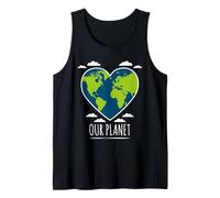 Ama Nuestro Planeta Conciencia sobre el Cambio climático Día de la Tierra Camiseta sin Mangas