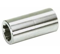 AMA - Portalámparas acanalado con toma de fuerza DIN 5482 22 x 19 L 45