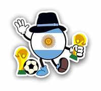 AMA SHOP Adhesivo Argentina Campeones del Mundo |Etiqueta engomada para Casco,Bicicletas; Motocicleta, Camper,Barco | AutoTuning |