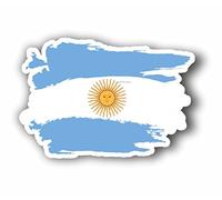 AMA SHOP Adhesivo con la bandera de Argentina Mod.3 | Pegatina para casco, moto, caravana, barco | AutoTuning