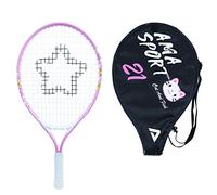AMA SPORT - AT-BP21 - Raqueta de Tenis Infantil - 21 Pulgadas - Rosa - Aluminio - Ligera y ergonómica - Raqueta para Principiantes niños de 4-6 años - con Funda