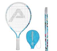 AMA SPORT - AT-X-Blue17-306C - Raqueta de Tenis Junior Azul Océano 17 Pulgadas - para niños de 2-3 años - Aprendizaje Divertido - Ligera y ergonómica
