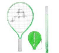 AMA SPORT - AT-X-Green17-7479C - Raqueta de Tenis Junior Verde 17 Pulgadas - Ideal para Principiantes - para niños de 2-3 años - Ligera y ergonómica - Aprender Tenis