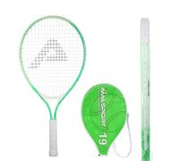 AMA SPORT - AT-X-Green19-7479C - Raqueta de Tenis Junior Verde 19 Pulgadas - Fácil de agarrar - para niños de 3-4 años - Principiantes - Ligera y Resistente - Aprender Tenis