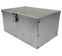 Ama Toolbox: Caja de herramientas de chapa vacía, plegada y soldada, medidas 300x200x150 mm, Made in Italy