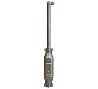 AMA Tubo de escape recto para tractor Ø 55 mm de acero al titanio recubiertos de aluminio