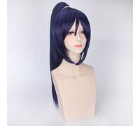 ¡Ama vive! Kanan Matsuura Peluca larga de cola de caballo púrpura Love Live Accesorios de cosplay Pelucas de juego de rol de cabello sintético resistente al calor LoveLive Purple