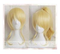 ¡Ama vive! Love Live Cosplay Wig Eli Ayase Costume Play Pelucas para adultos Halloween Anime Hair + gorro de peluca