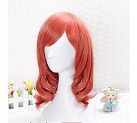 ¡Ama Vive! Love Live Maki Nishikino Corto Rojo Resistente Al Calor Cosplay Disfraz Peluca + Pista + Gorra