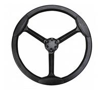 Ama Volante para máquinas agrícolas - Diámetro 300 mm, cono C/6, cono Danfoss de polipropileno, negro, fabricado en Italia