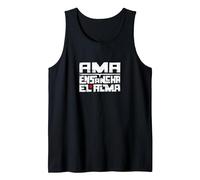 Ama y ensancha el Alma Camiseta sin Mangas, Hombre, Negro, L