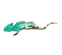Amabro Figuras realistas de lagartos, reptiles de goma suave y anfibios para regalo de cumpleaños, decoración de bromas de Halloween