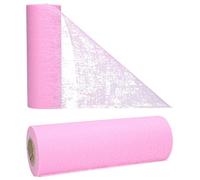 AmaCasa - Camino de Mesa de Tejido sin Tejer Rosa, Ideal para Flores, Bodas y comuniones, 23cm/20m (Rosa, 23cm)