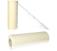 AmaCasa - Camino de mesa no tejido, cinta de mesa, no tejida, para boda, comunión, 23 cm/25 m