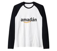 Amadán - Irlandés Palabra Significado Tonto Camiseta Manga Raglan