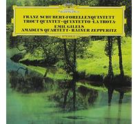 AMADEUS STRING QUARTET, EMIL GILELS, RAINER ZEPPERITZ - FRANTZ SCHUBERT: FORELLENQUINTETT, TROUT QUNITETT, RAINER ZEPPERITZ