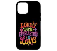 Amado con Amor Eterno Dios Jesús Fe Cristiana Carcasa para iPhone 12 Mini