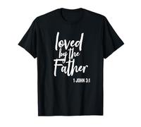 Amado por el Padre Escritura Religiosa versículo bíblico Camiseta