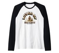 Amado por Jesucristo Dios es Gran oración en la Iglesia Camiseta Manga Raglan