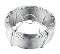 Amagabeli 2.2MM X 50M Alambre de Hierro Galvanizado Recubierto para Jardín, Esgrima, Reparación, Malla, Construcción y Uso Civil - Plata WR1 DA095