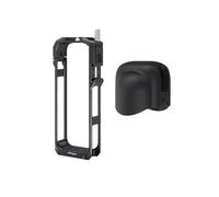 AMAGISN Jaula Metálica para Conejos, Protección Contra el Viento y el Ruido, Marco de Expansión, Accesorios con Tapa de Lente para X5