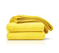 Amago - Manta de Sofá, Sensación de Cachemira, 220 x 240 cm - Amarillo