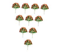 Amagogo 10 árboles en Miniatura para Crear escenas, Accesorios para paisajismo, Arquitectura, decoración, Mesa de Arena, Diorama, árboles Falsos simulados, 11cmx8cm