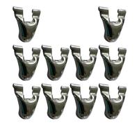 Amagogo 10 piezas de de tambor de bajo, ganchos de garra de percusión, reparación de Hardware profesional, piezas resistentes al desgaste, piezas de, estilo c