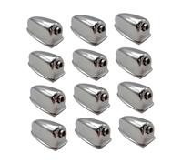 Amagogo 12x Soportes para caja de tambor, accesorios para los oídos de, piezas ligeras multiusos, gancho de garra de tambor para grabación,