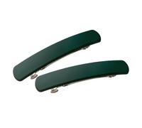Amagogo 2 piezas Barretas para el cabello para mujeres, clips de cabello francés Lady Spring, Verde