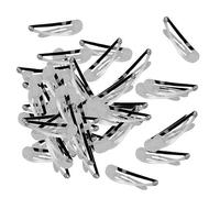 Amagogo 2x 50pcs 5cm Pinza de Pelo Plateado para Niñas