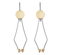 Amagogo 2X Portabobinas de Material Acero Inoxidable de 4.1 Pulgadas Portabobinas para Discos