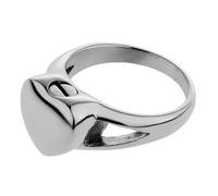 Amagogo Anillo Cenizas Sortija Recuerdo Corazón Amor Anillo Hueco Joyería Memoria Acero Titanio Resistente a Ácidos Adecuado para Mujeres