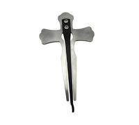 Amagogo Arpa de mandíbula Música folclórica Hermoso sonido Fácil de tocar Instrumento musical portátil Instrumento de canto de garganta de para, 6.4 X 10.4 Cm